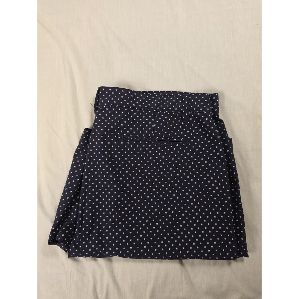 FootJoy Shorts Mens 38 Blue Star Print Stretch Golf 10" Inseam Pockets